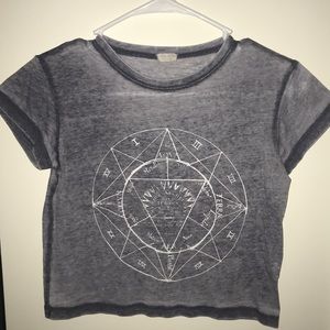 Graphic Roman Numeral Brandy Melville Tee